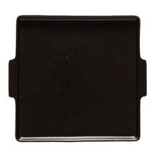 Load image into Gallery viewer, Costa Nova Nótos 9&quot; Latitude Black Square Plate/Tray Set
