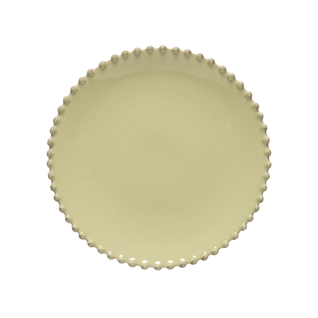 Costa Nova Pearl Lilly Green Salad/Dessert Plate Set