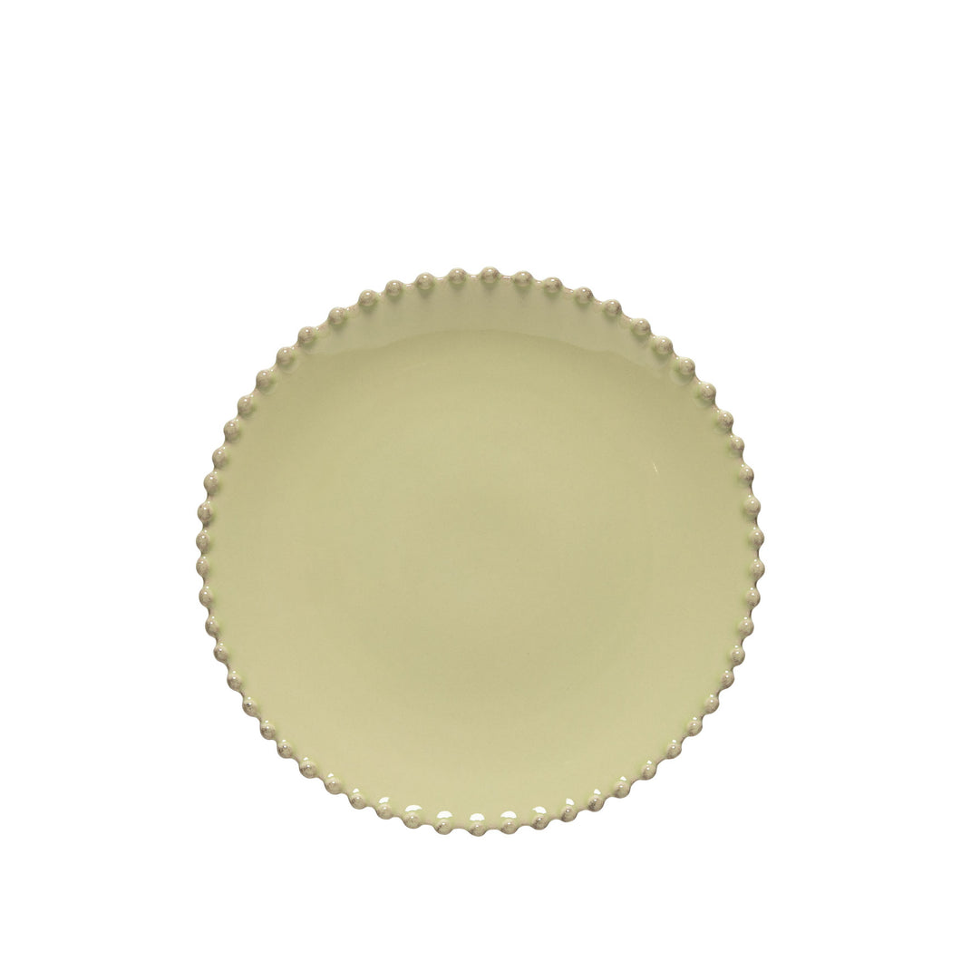 Costa Nova Pearl Lilly Green Salad/Dessert Plate Set