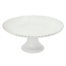 Load image into Gallery viewer, Costa Nova Pearl 11&quot; White Footed Plate

