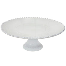 Load image into Gallery viewer, Costa Nova Pearl 14&quot; White Footed Plate
