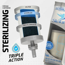 Load image into Gallery viewer, Stefani Sterilizing Ceramic Water Filter Cartridge – Triple Action Filter with Activated Carbon &amp; Silver
