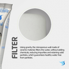 Load image into Gallery viewer, Stefani Sterilizing Ceramic Water Filter Cartridge – Triple Action Filter with Activated Carbon &amp; Silver
