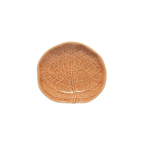 Costa Nova Silvina Terracotta Orange Appetizer Plate Set