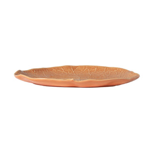 Costa Nova Silvina Terracotta Orange Salad/Dessert Plate Set