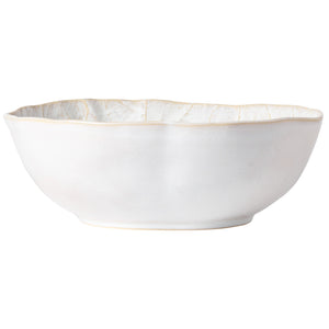 Costa Nova Silvina Fennel White Serving Bowl