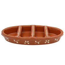 Load image into Gallery viewer, Traditional Portuguese Clay Terracotta Hand-Painted Sausage Roaster
