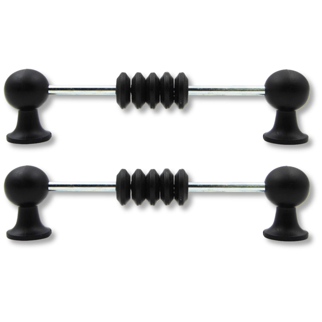 Foosball Table Score Counter Rods with Black Beads – Set of 2