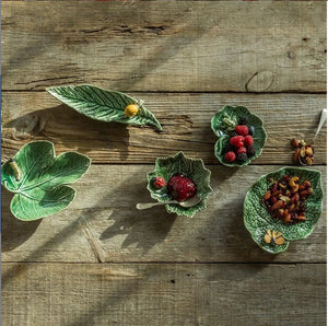 Bordallo Pinheiro Leaves Assorted Leaves, Set of 4