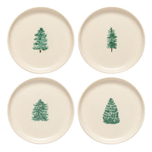 Load image into Gallery viewer, Casafina Pacifica Christmas Tree Beige Salad/Dessert Plate, Set of 4
