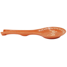 Load image into Gallery viewer, Hand-Painted Terracotta Spoon Rest – Made in Portugal, Traditional Design
