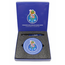 Load image into Gallery viewer, FC Porto FCP Portuguese Soccer Silicone Drinkware 4 Coasters and Corkscrew Set
