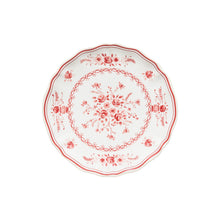 Load image into Gallery viewer, Costa Nova Vila White &amp; Red Appetizer Plate Set
