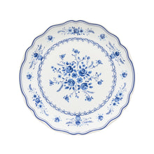 Load image into Gallery viewer, Costa Nova Vila White &amp; Blue Salad/Dessert Plate Set
