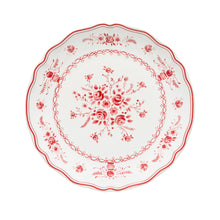 Load image into Gallery viewer, Costa Nova Vila White &amp; Red Salad/Dessert Plate Set
