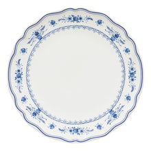 Load image into Gallery viewer, Costa Nova Vila White &amp; Blue Dinner Plate Set
