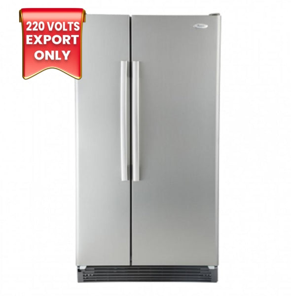 Whirlpool 6Ed2Fhkxva 23 Cu. Ft. Side-By-Side Refrigerator 220-240 Volts 50Hz Export Only