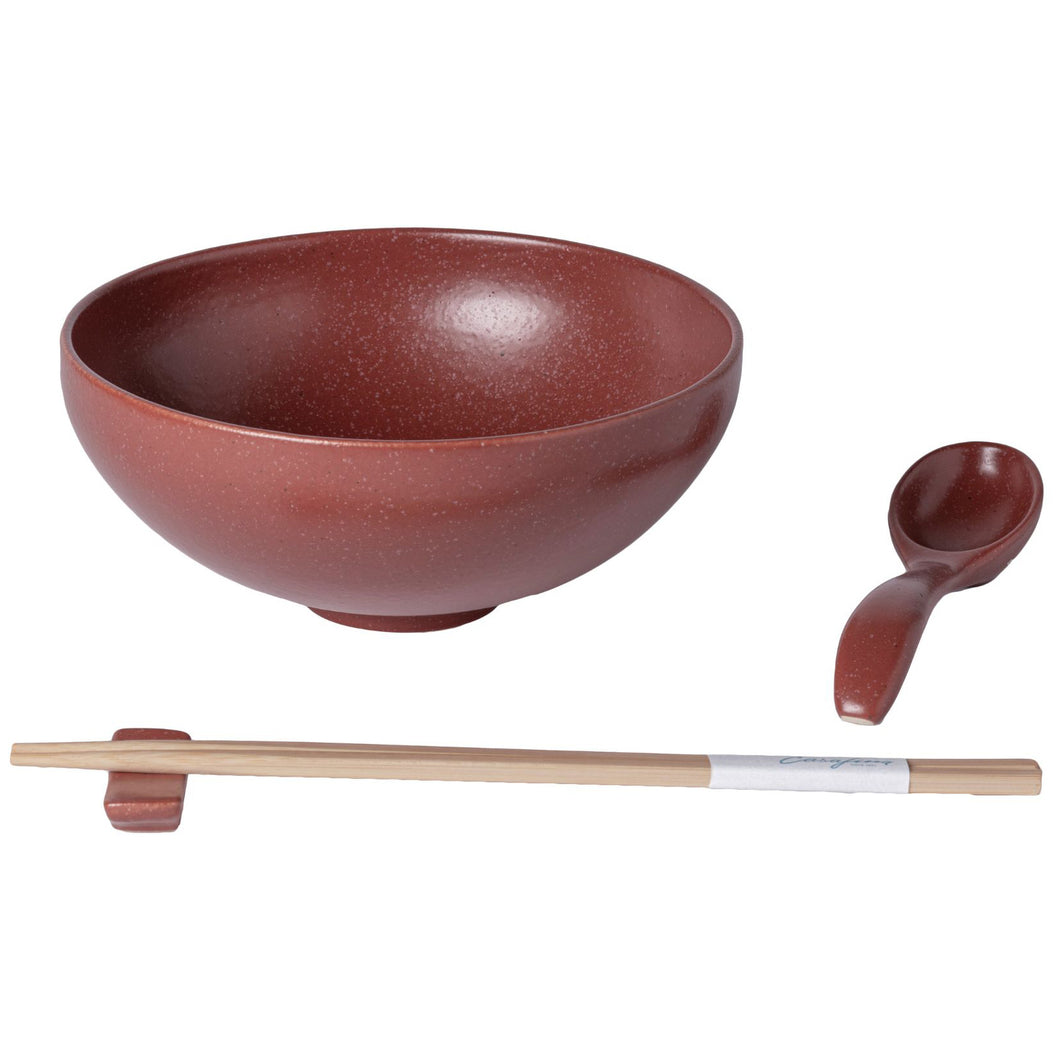 Casafina Pacifica Cayenne Ramen Bowl Set