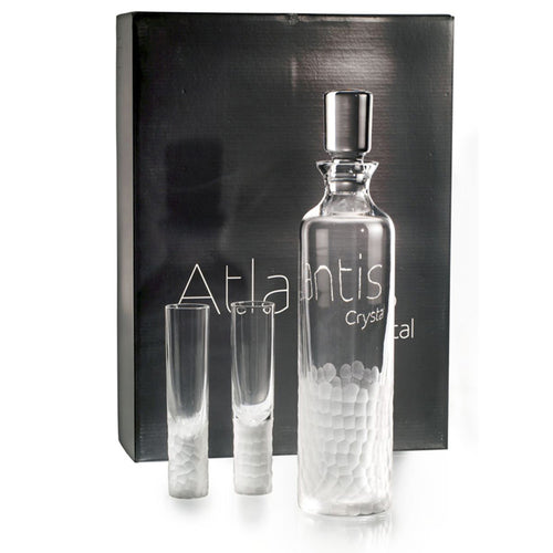 Vista Alegre Atlantis Artic Case With Vodka Decanter and 4 Shots