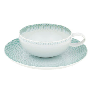 Vista Alegre Venezia Porcelain Tea Cup & Saucer Set of 4