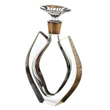 Load image into Gallery viewer, Vista Alegre Crystal Fenix Whisky Decanter With Gold
