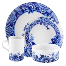 Load image into Gallery viewer, Vista Alegre Porcelain Blue Ming 4 Piece Dinnerware Set
