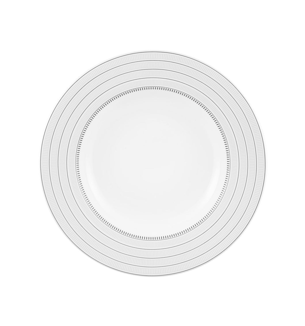 Vista Alegre Elegant Porcelain Soup Plates, Set of 4