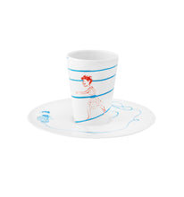 Load image into Gallery viewer, Vista Alegre Escape Goat Coffee Cup with Saucer V - Set of 2
