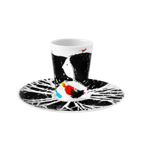 Load image into Gallery viewer, Vista Alegre Escape Goat Coffee Cup with Saucer VIII - Set of 2
