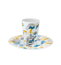 Load image into Gallery viewer, Vista Alegre Escape Goat Coffee Cup with Saucer XXIV - Set of 2
