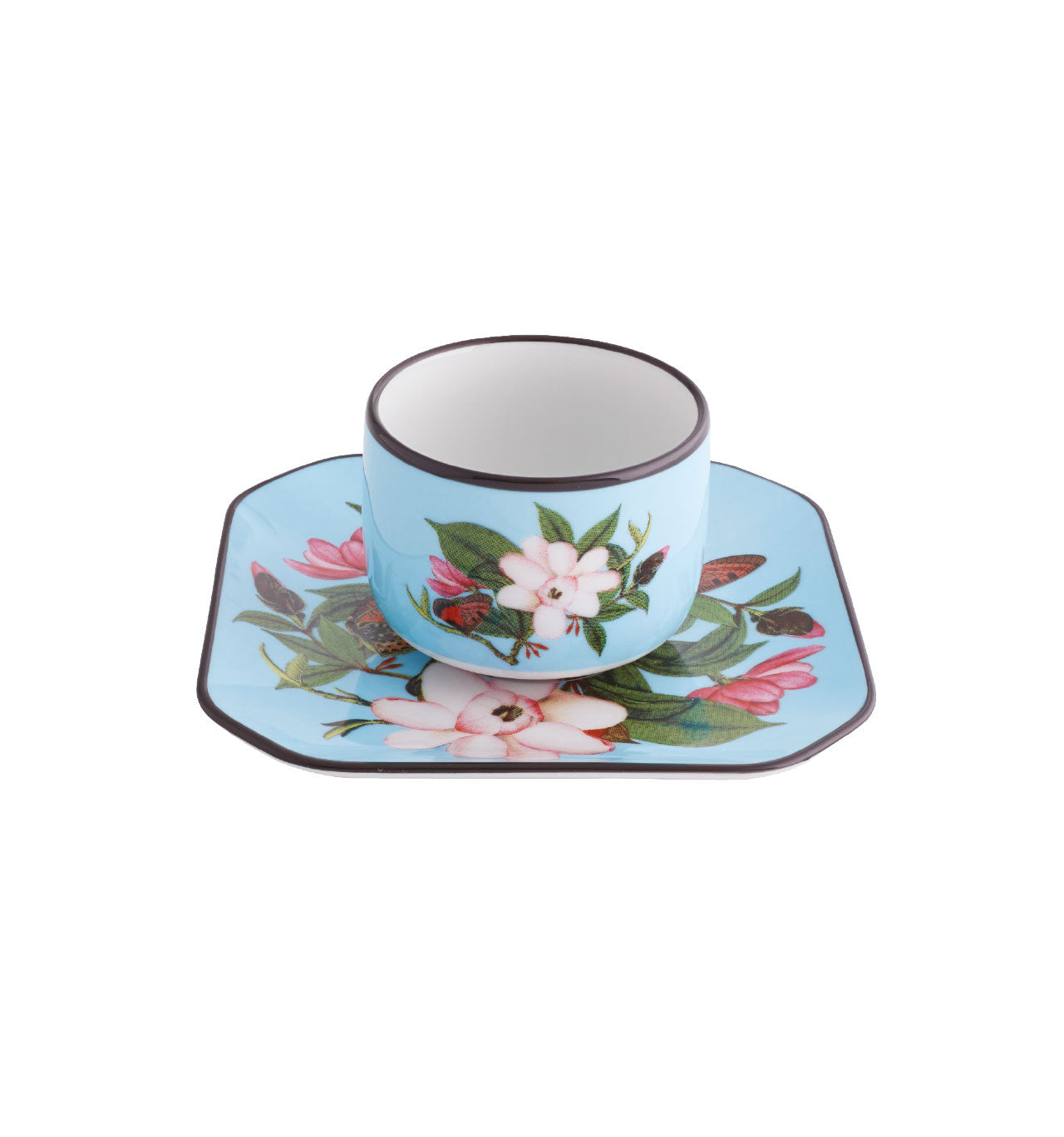 Jardin Peony Tea Cup & Saucer