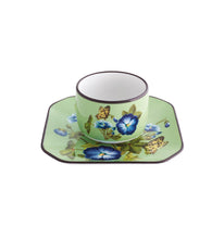 Load image into Gallery viewer, Vista Alegre Fête Vos Jeux Coffee Cups and Saucers, Set of 4
