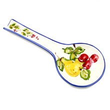 Load image into Gallery viewer, Hand-painted Decorative Traditional Portuguese Ceramic Spoon Rest #016
