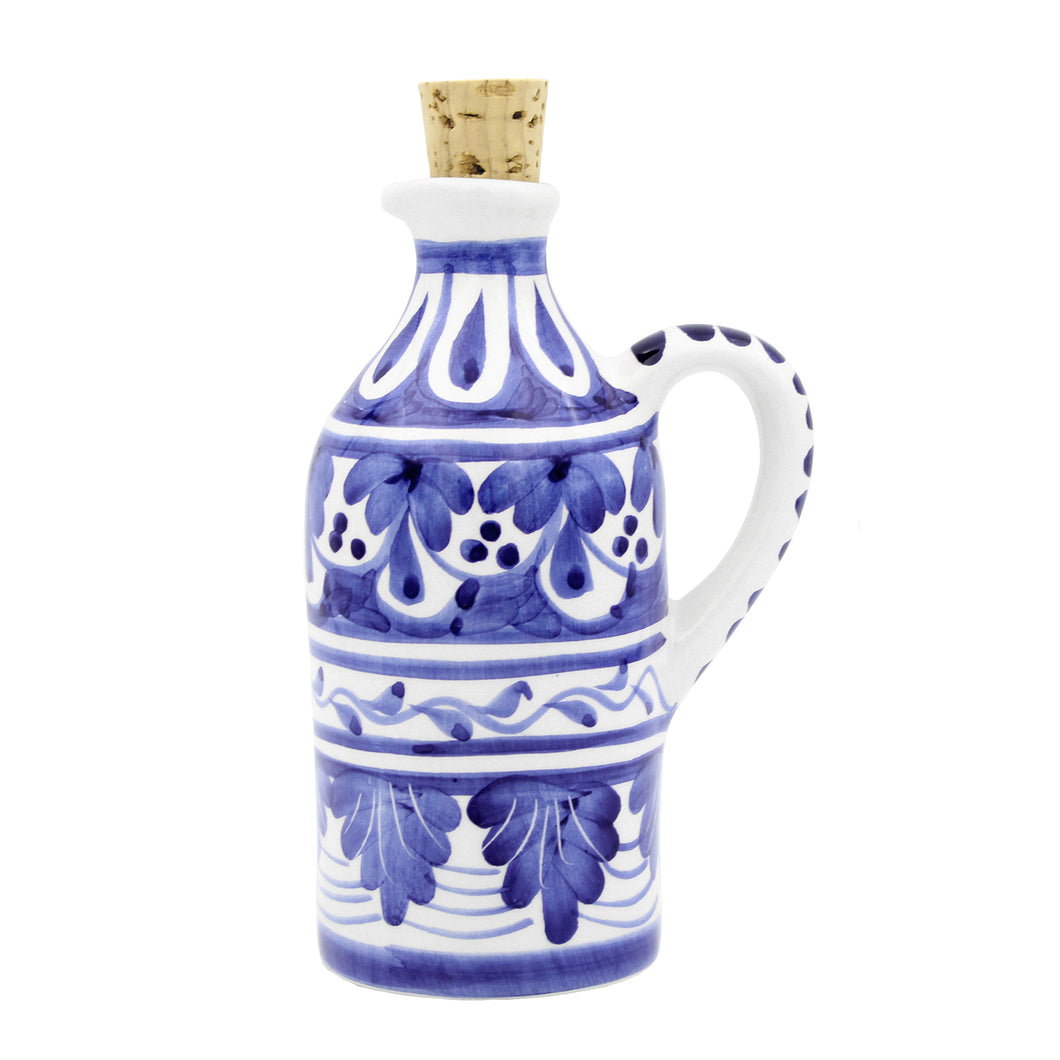 Hand-painted Traditional Portuguese Ceramic Vinegar Bottle Dispenser