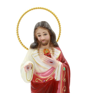 9" Sacred Heart of Jesus Religious Statue Made in Portugal