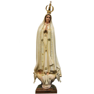 44" Our Lady Of Fatima Virgin Mary Religious Statue Made in Portugal #1038V