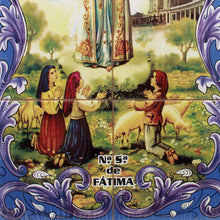 Load image into Gallery viewer, Our Lady of Fatima Apparition Portuguese Ceramic Tile Art Wall Panel Mural Decor
