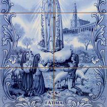 Load image into Gallery viewer, Our Lady of Fatima Apparition Portuguese Ceramic Tile Art Wall Panel Mural Decor
