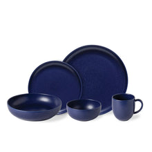 Load image into Gallery viewer, Casafina Pacifica Blueberry 5 Piece Place Setting
