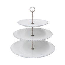 Load image into Gallery viewer, Costa Nova Pearl 14&quot; White Centerpiece
