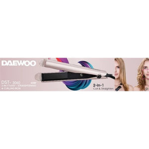 Daewoo DST-3060 , 2-in-1 Twist-Straightening and Curling Iron, Dual Voltage