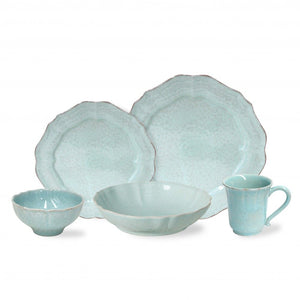 Casafina Impressions Robins Egg Blue 5 Piece Place Setting