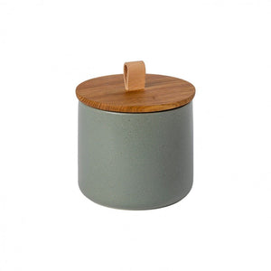 Casafina Pacifica 6" Artichoke Canister with Oak Lid