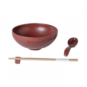 Casafina Pacifica Cayenne Ramen Bowl Set