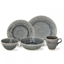 Load image into Gallery viewer, Costa Nova Madeira Grey 5 Piece Place Setting
