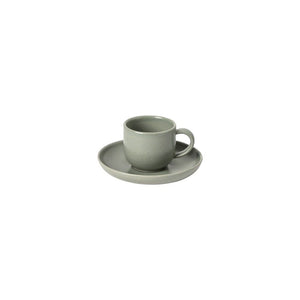 Casafina Pacifica 2 oz. Artichoke Coffee Cup and Saucer Set