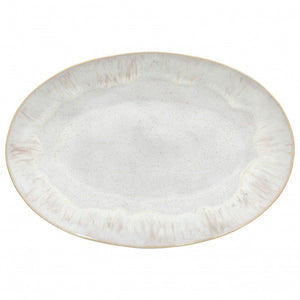 Casafina Eivissa 18" Sand Beige Oval Platter