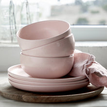 Load image into Gallery viewer, Casafina Pacifica 9&quot; Marshmallow Rose Soup/Pasta Bowl Set
