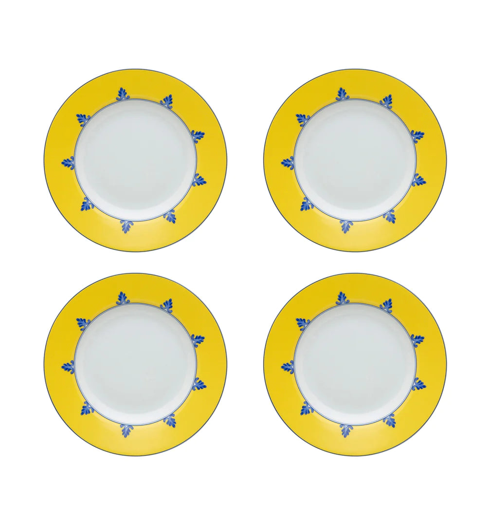 Vista Alegre Castelo Branco Soup Plates, Set of 4