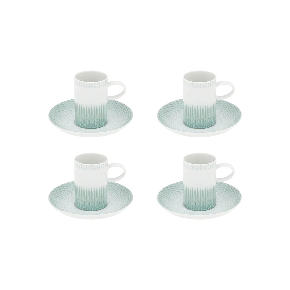 VENTAGLIO 2016 & Saffredi 30周年記念セット Vista Alegre Venezia Coffee Cup & Saucer, Set of 4 – Portugalia